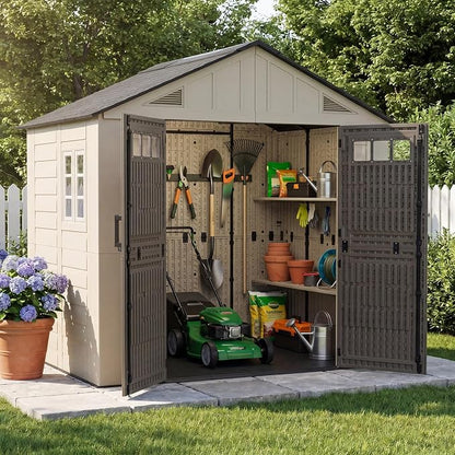 Aoxun 8x6 Ft Outdoor Storage Shed by Aoxun
