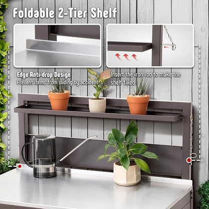 Feasto Outdoor Potting Bench Table - Image 3