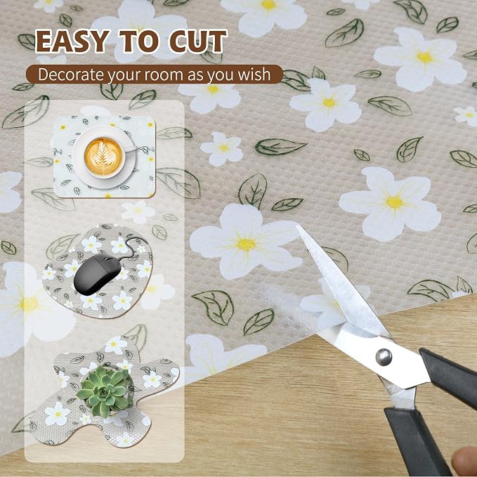 Drawer and Shelf Liner for Kitchen Cabinet, Non-Adhesive EVA Waterproof Drawer - Image 8
