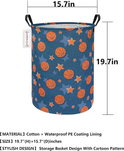 QUEENLALA Large Storage Basket, Laundry Hamper/Bathroom/Home Decor/Collapsible - Image 2