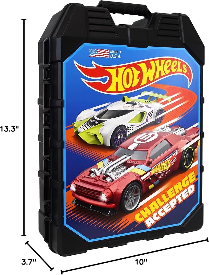 Tara Toys Hot Wheels 48-Car Storage Case – Durable Plastic Carrying Case - Image 9