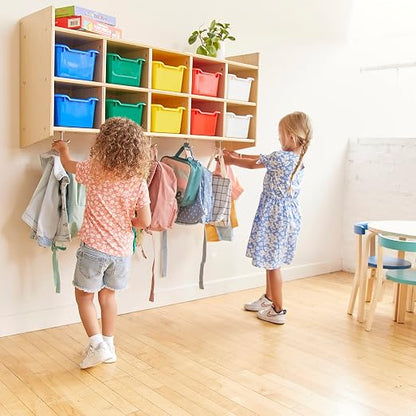 ECR4Kids 10-Section Hanging Coat Locker - Image 9