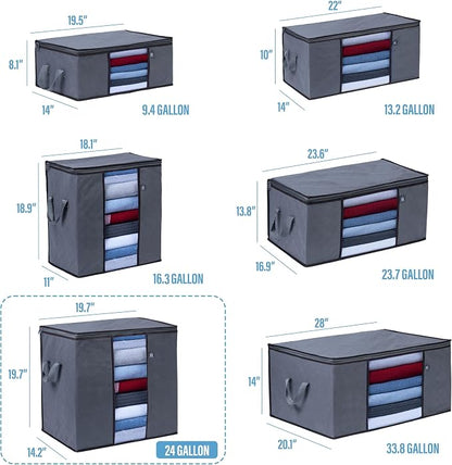 VENO 3 Pack Clothes Storage Bag Organizer - Image 4