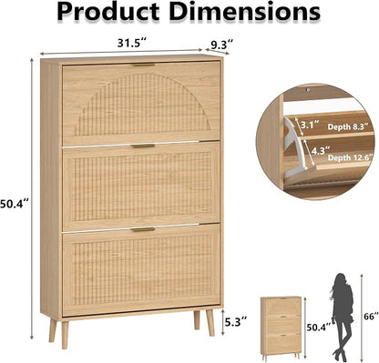 BORNOON Shoe Cabinet for Entryway - Image 2