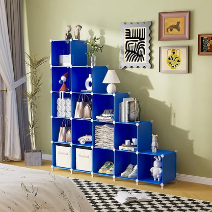 AWTATOS Cube Storage Organizer, Closet Organizers Storage Shelf, 16 Cube | DIY - Image 4