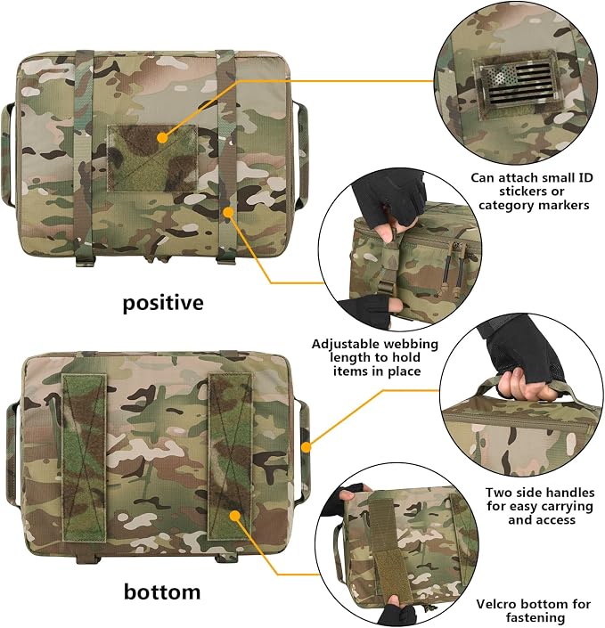 PETAC GEAR 4 PCS Tactical Modular Packing Cubes - Image 7
