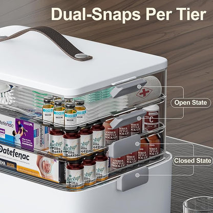 CTIME 4-Tier Extra-Large Medicine Organizer - Image 5