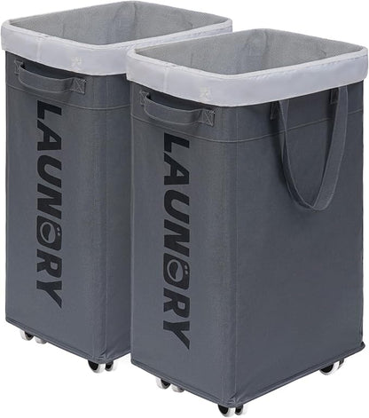 CHICVITA 75L Rolling Laundry Basket by CHICVITA