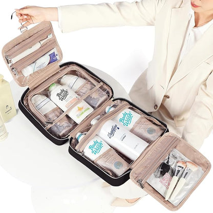 NISHEL Travel Toiletry Bag for women, Portable Hanging Organizer for - Image 2