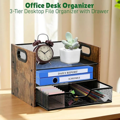 Wood Desk Organizer - Image 2