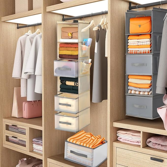 6-Tier Hanging Closet Organizer - Image 6