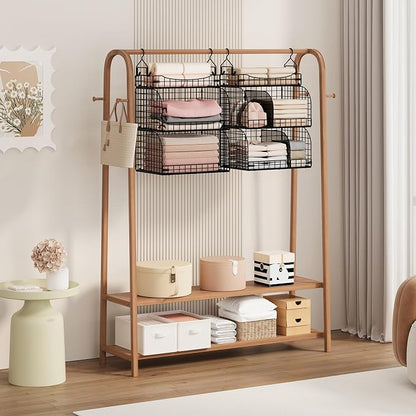 SWTYMIKI Hanging Closet Organizer Storage - Image 2