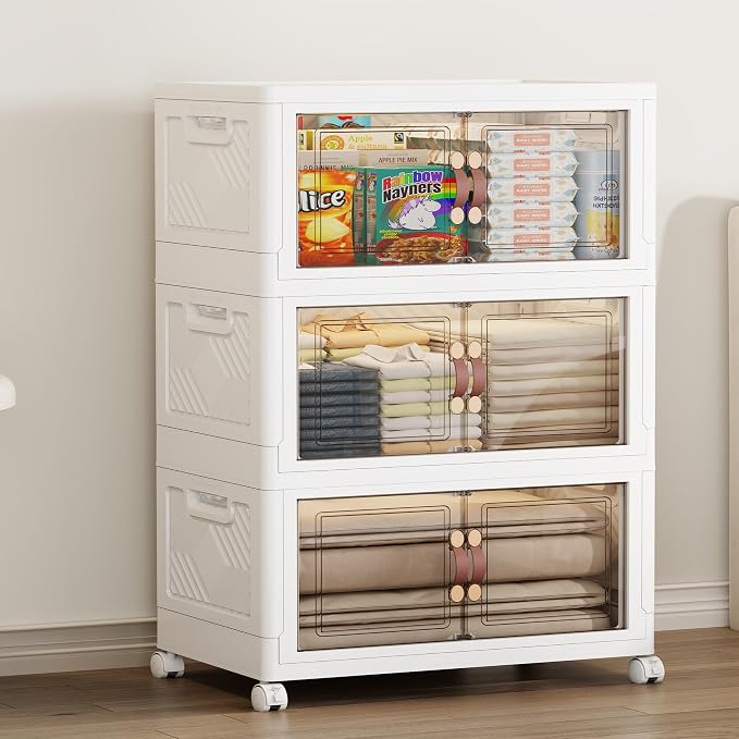 SAILUN 135QT Stackable Storage Bins by SAILUN