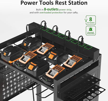 Power Tool Organizer Rolling Cart - Image 2