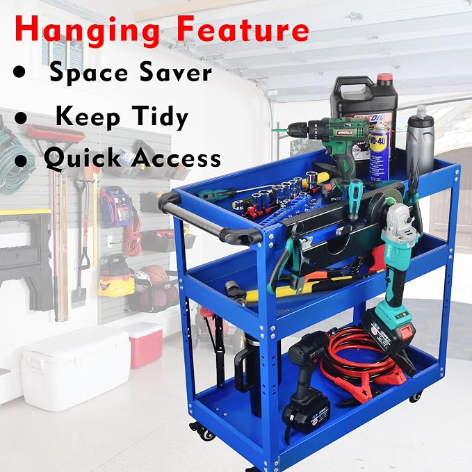 MUTUACTOR Power Tool Organizer, Heavy Duty 2 Bay Angle Grinder Stand Storage - Image 2
