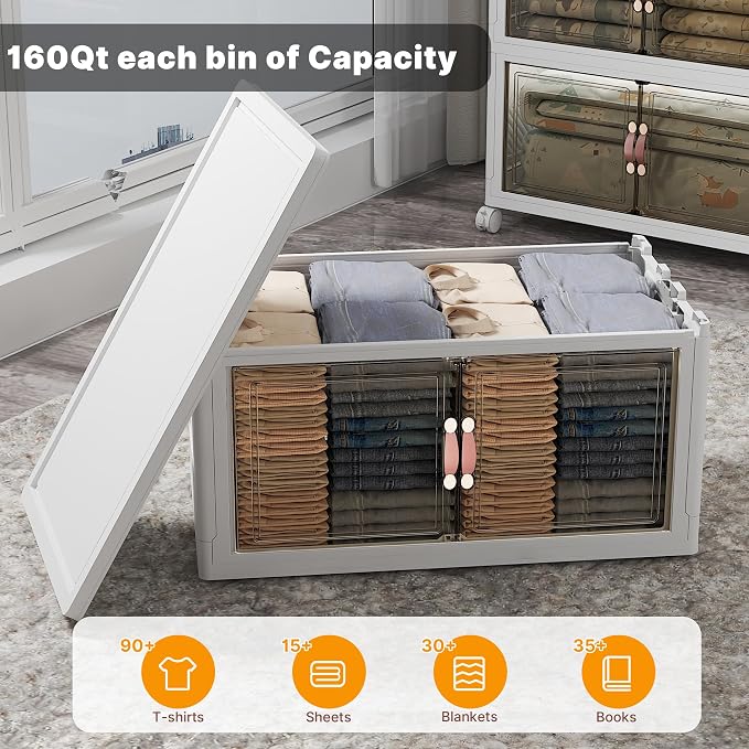 Extra Large Stackable Storage Bins - Image 3