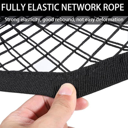 Easy Installed Motorcycle Helmet Storage, High Elastic Double Layer Bungee Net - Image 4