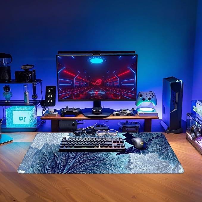 Leaves Gaming Mouse Pad 31.5"x11.8"Desk Mat Anti-Slip Rubber Base & Durable - Image 9