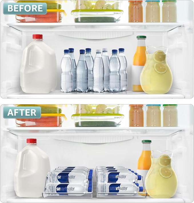 Sorbus 2-Pack Water Bottle & Can Organizer – Drink Holder - Image 3