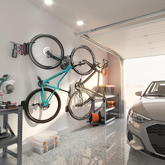 monTEK Swivel Bike Wall Mount, Bike Hangers - Image 8