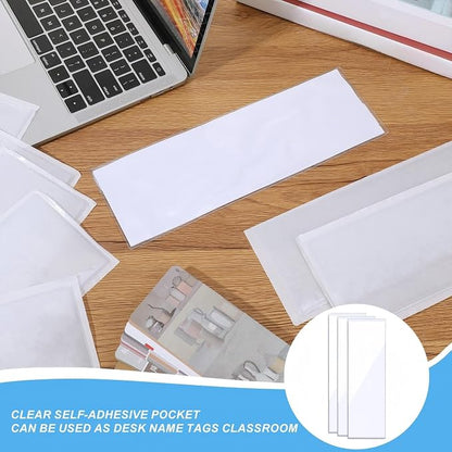 Chinco 30 Pcs Self Adhesive Pockets, Bin Labels - Image 3