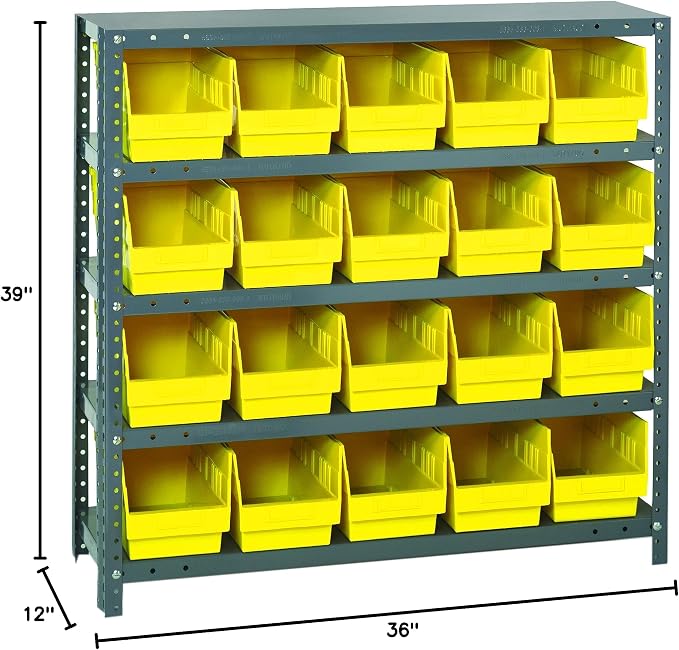 Quantum Storage Systems 1239-202YL Store More Steel Shelving Unit - Image 2