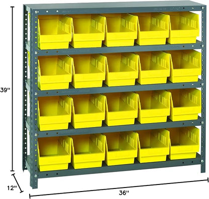 Quantum Storage Systems 1239-202YL Store More Steel Shelving Unit - Image 2