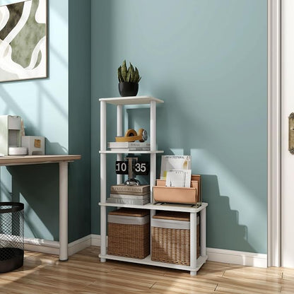 Homes: Inside + Out Apexa Modern 4-Cube Ladder Shelving Units, Collectibles - Image 13