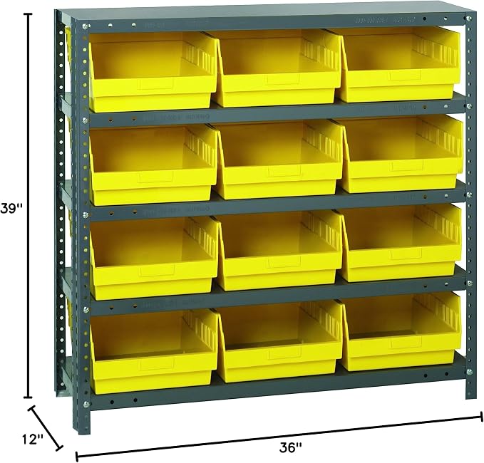 Quantum Storage Systems 1239-209YL Store More Steel Shelving Unit - Image 2