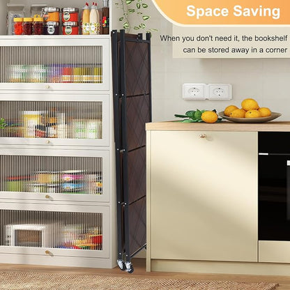 5-Tier Foldable Storage Shelves - Image 7