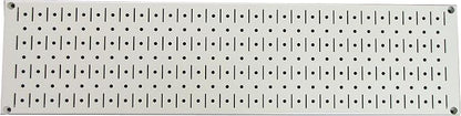 Wall Control Narrow Pegboard Rack 8in x 32in Beige Metal Pegboard Runner Tool by Wall+Control