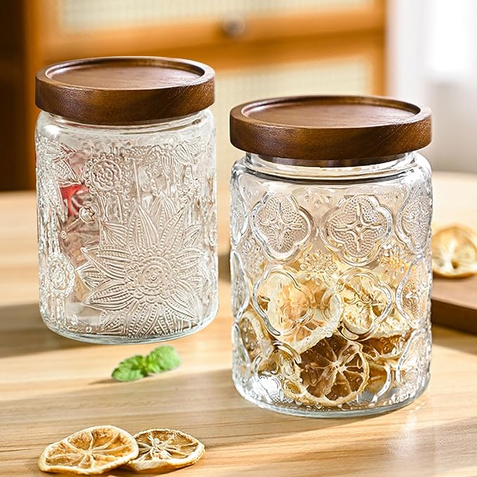 24 OZ/2 PCS Glass Storage Jar - Image 5