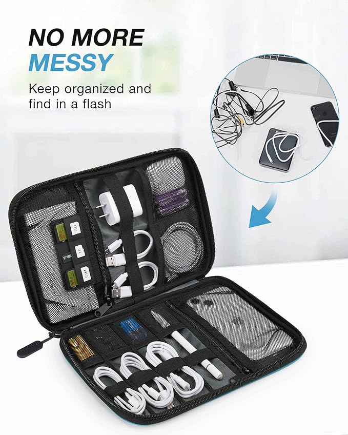 BAGSMART Large Electronics Organizer Travel Case - Image 2