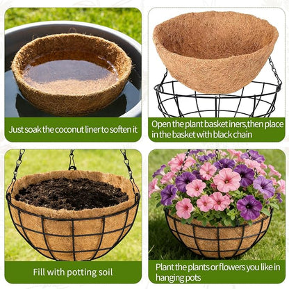16" Large Hanging Baskets for Plants Outdoor - Image 8