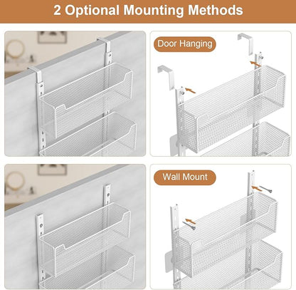 VyGrow Over The Door Organizer, 8-tier Metal Door Organizer Hanging - Image 4