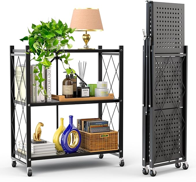 Our Modern Space 3-Tier Foldable Storage Shelf by OurModernSpace