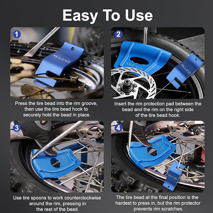 14.5" Tire Spoons Kit, Tire Changing Tool - Image 4
