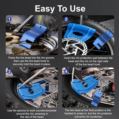 14.5" Tire Spoons Kit, Tire Changing Tool - Image 4