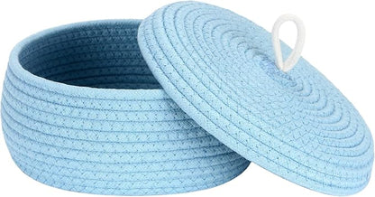 Sea Team Round Cotton Rope Storage Basket by SeaTeam