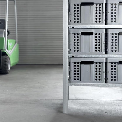 Clax® crate | folding box | basket | 48 qt | grey - Image 6