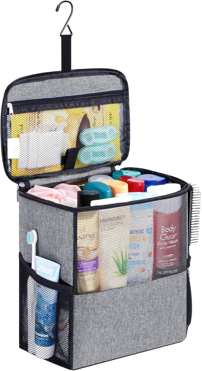 Lifewit Shower Bag Mesh Shower Caddy Portable College Dorm Room Essentials Tote by Lifewit