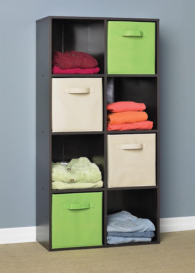 ClosetMaid Cubeicals 8 Cube Storage Shelf Organizer Bookshelf, Vertical or - Image 8