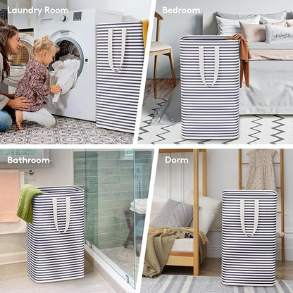 Lifewit 2 Pack Laundry Basket 80L Each, Collapsible Clothes Hamper - Image 6