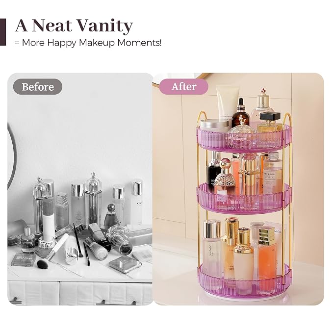 Aveniee Rotating Makeup Organizer - Image 4