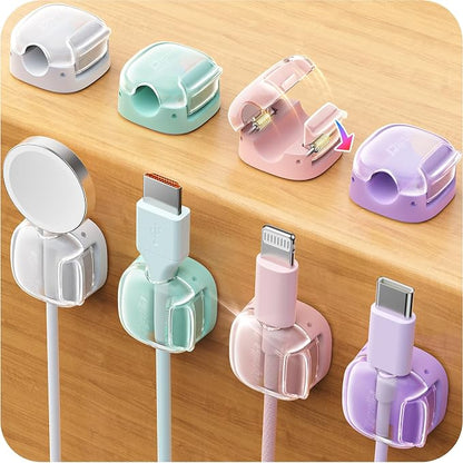8Pack Cord Organizer, Cable Clips Clasp Cord Holder by Chfeila