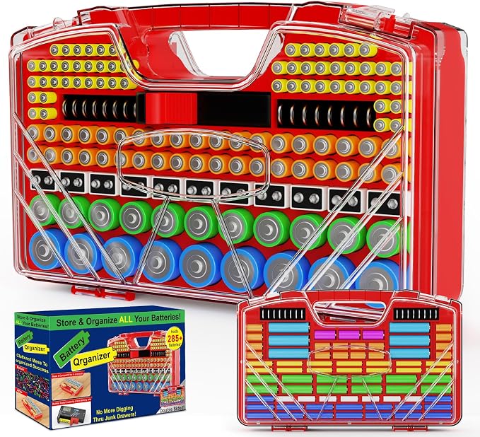 Battery Organizer Storage Holder Box Case by Unknown