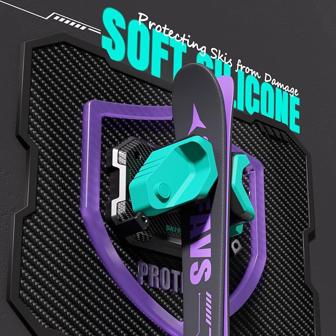Ski & Snowboard Wall Rack for Garage Wall Fits Any Ski/board, Ski Wall Mount - Image 6