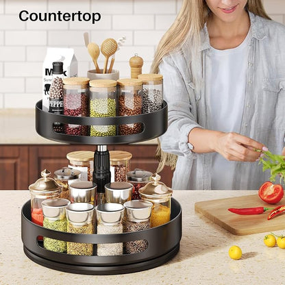 Lazy Susan Organizer Spice Rack - Image 8