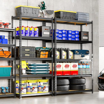 LEVELEVE 5-Tier Heavy Duty Storage Shelving Unit, 2020 lbs Capacity, Adjustable - Image 5