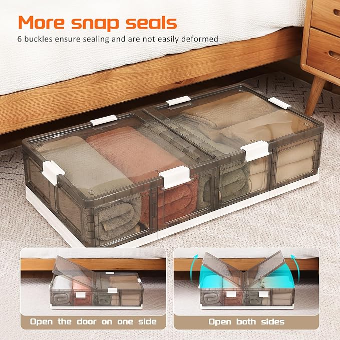 2-Pack Under Bed Storage Containers - Image 7